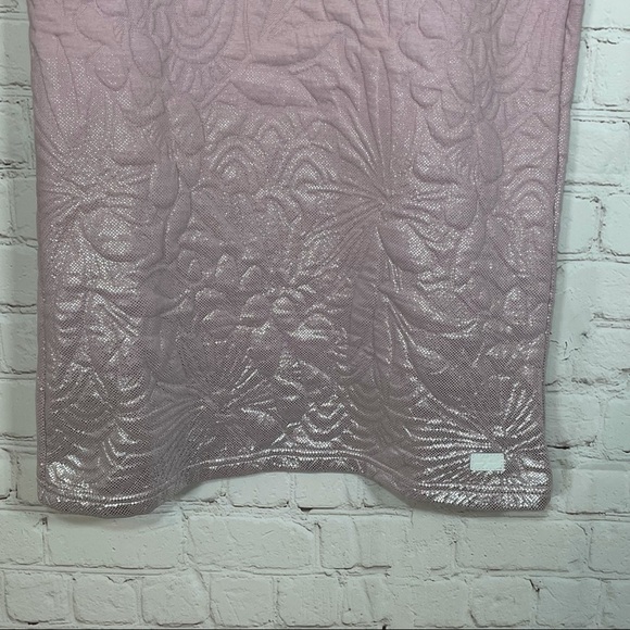 7 for All Mankind Girls XL Quilted Sweater Dress, Pinkish Violet Ice NWT - Picture 5 of 14